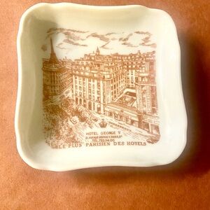 French Limoges Porcelain TRINKET Dish - Hotel George V